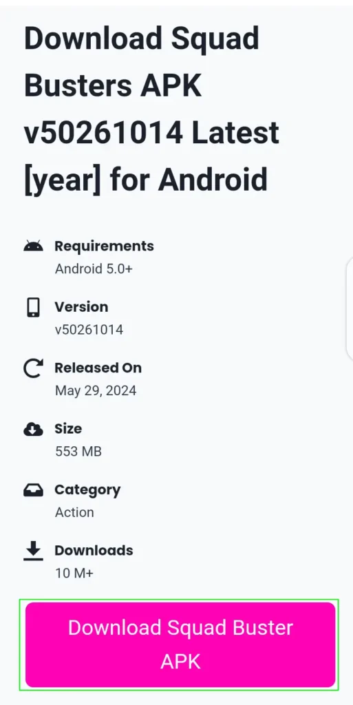 Download Squad buster apk
